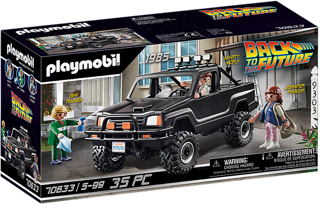 Playmobil Back to the Future 35-piece 1985 Marty's Pickup Truck playset