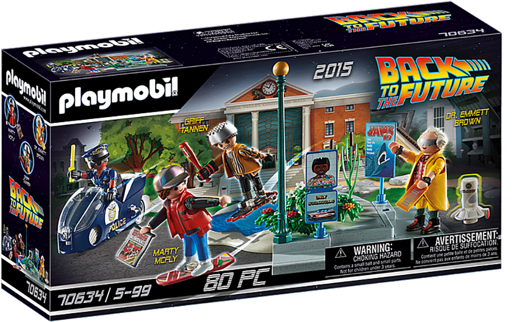 Playmobil Back to the Future Part II 80-piece 2015 Hoverboard Chase playset