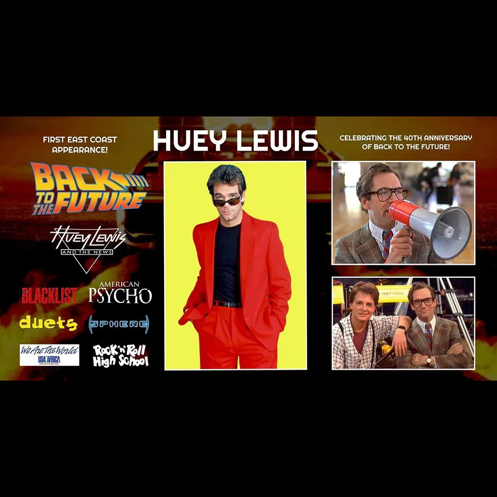Meet Huey Lewis at Chiller Theatre October 24-26, 2025 — Parsippany, New Jersey