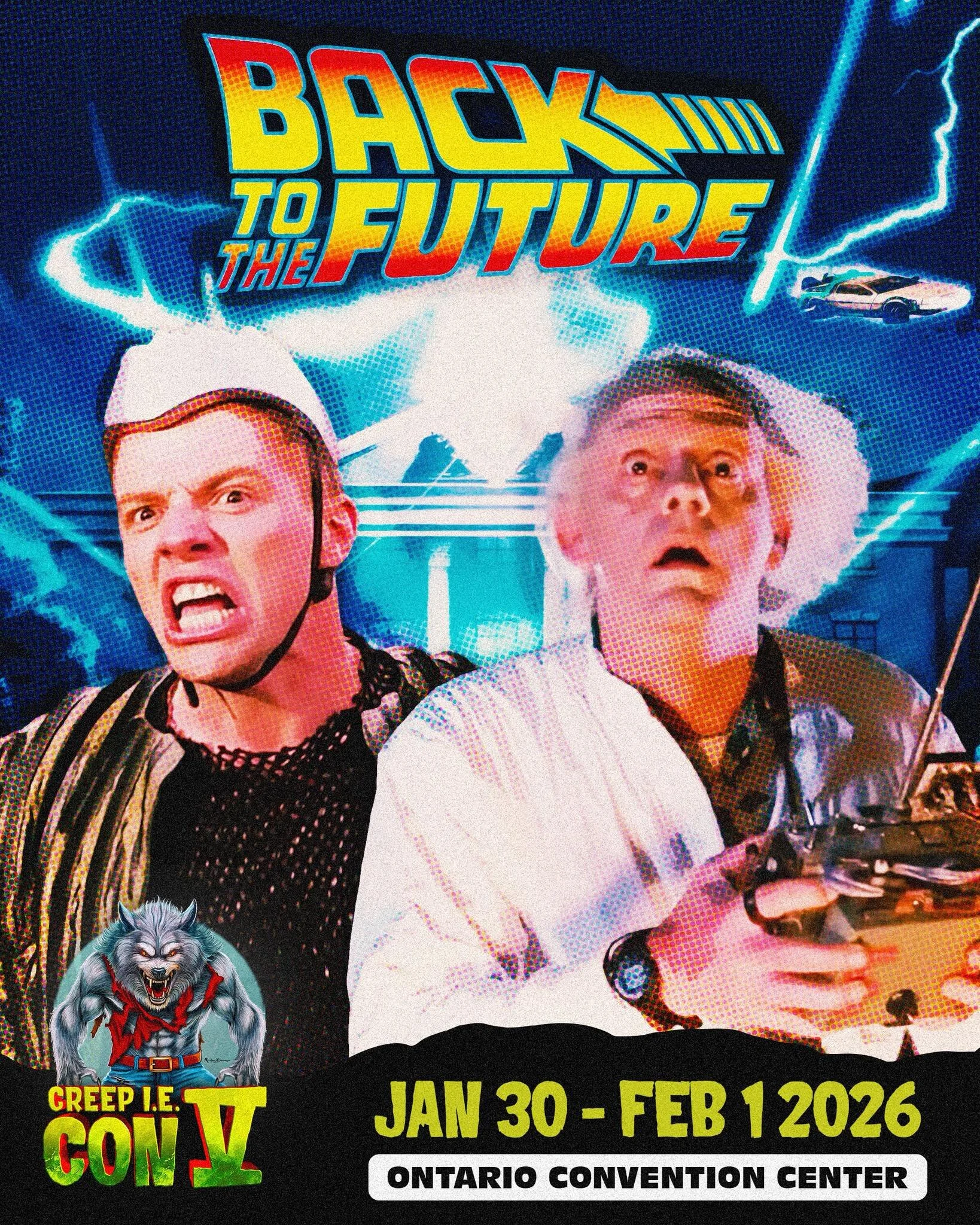 Meet Christopher Lloyd & Tom Wilson at Creep I.E. Con January 30 - February 1, 2026 — Ontario, California