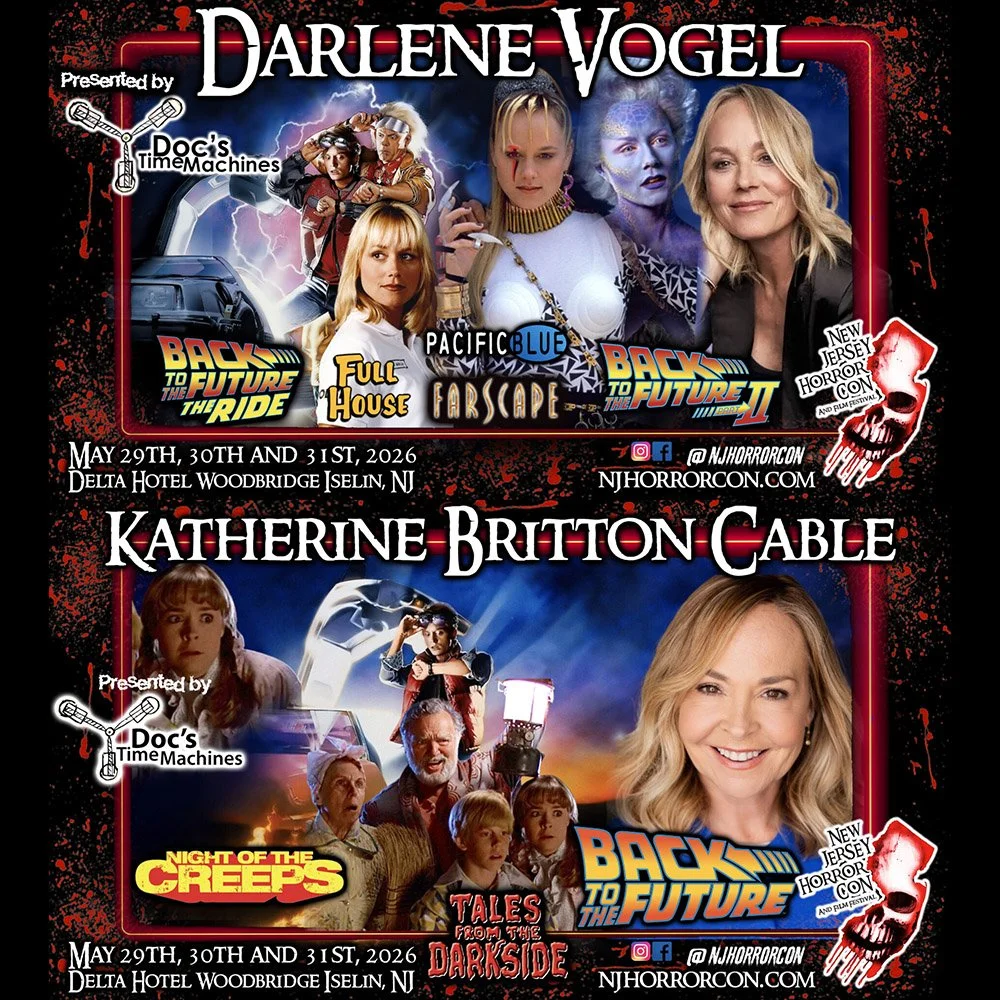 Meet Darlene Vogel and Katherine Britton Cable at the New Jersey Horror Con May 29-31, 2026 — Iselin, New Jersey