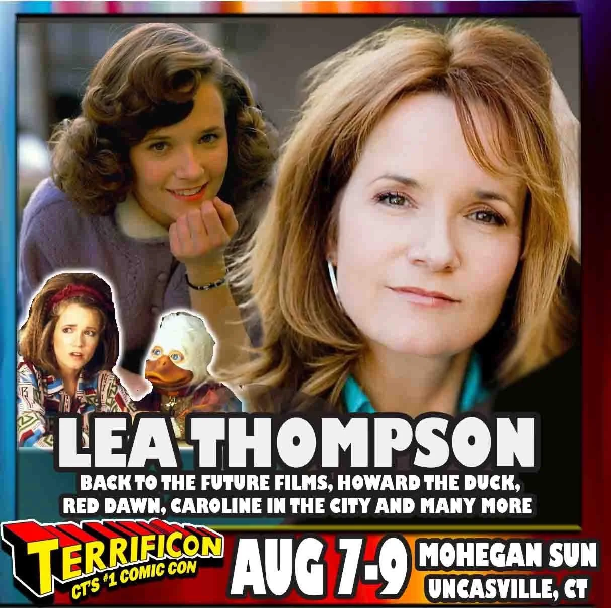 Meet Lea Thompson at Terrificon August 7-9, 2026 — Uncasville, Connecticut