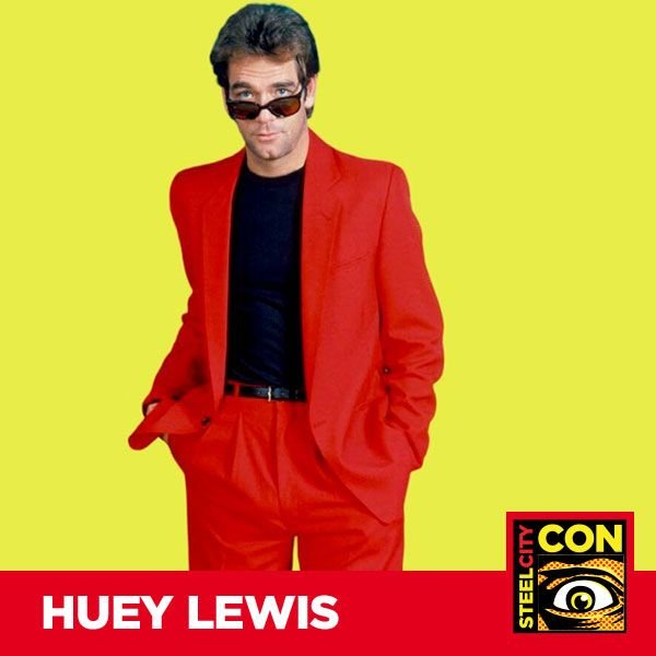 Meet Huey Lewis at Steel City Con August 7-9, 2026 — Monroeville, Pennsylvania