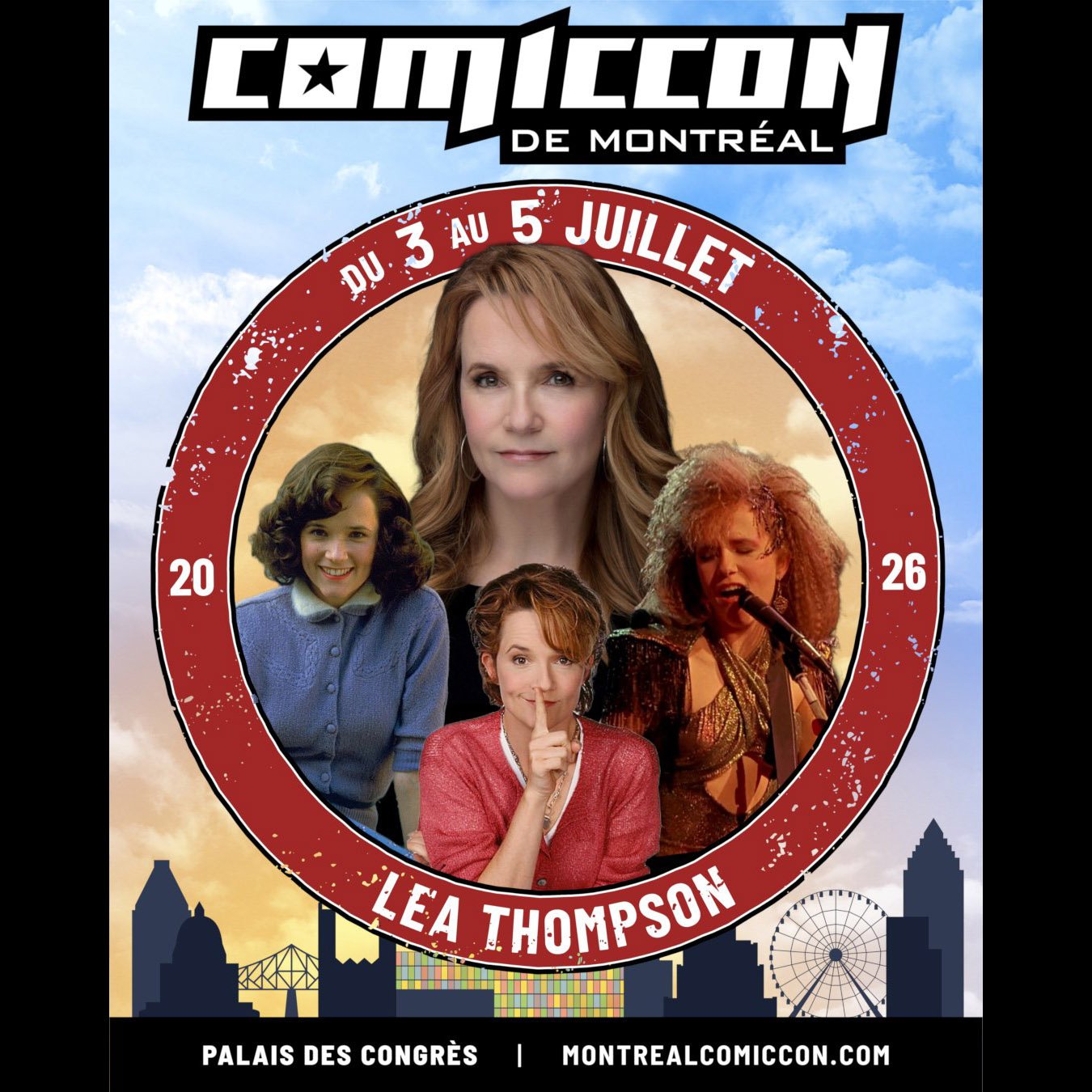 Meet Lea Thompson at Montréal Comiccon July 4-5, 2026 — Montréal, Canada