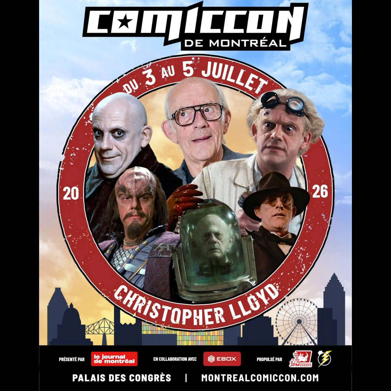Meet Christopher Lloyd at Montréal Comiccon July 4-5, 2026 — Montréal, Canada