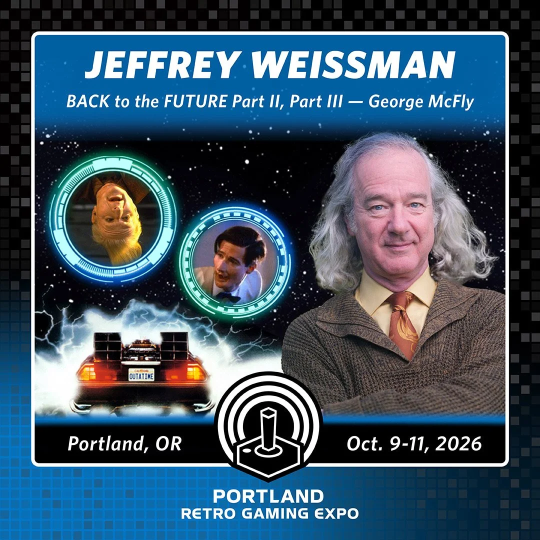 Meet Jeffrey Weissman at the Portland Retro Gaming Expo October 9-11, 2026 — Portland, Oregon