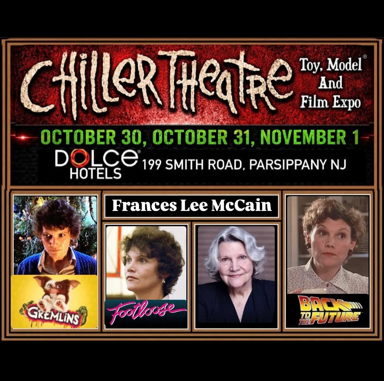 Meet Frances Lee McCain at Chiller Theatre October 30 - November 1, 2026 — Parsippany, New Jersey