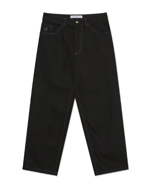 POLARSKATECO - Big Boy Pants - Black/Blue Stitching