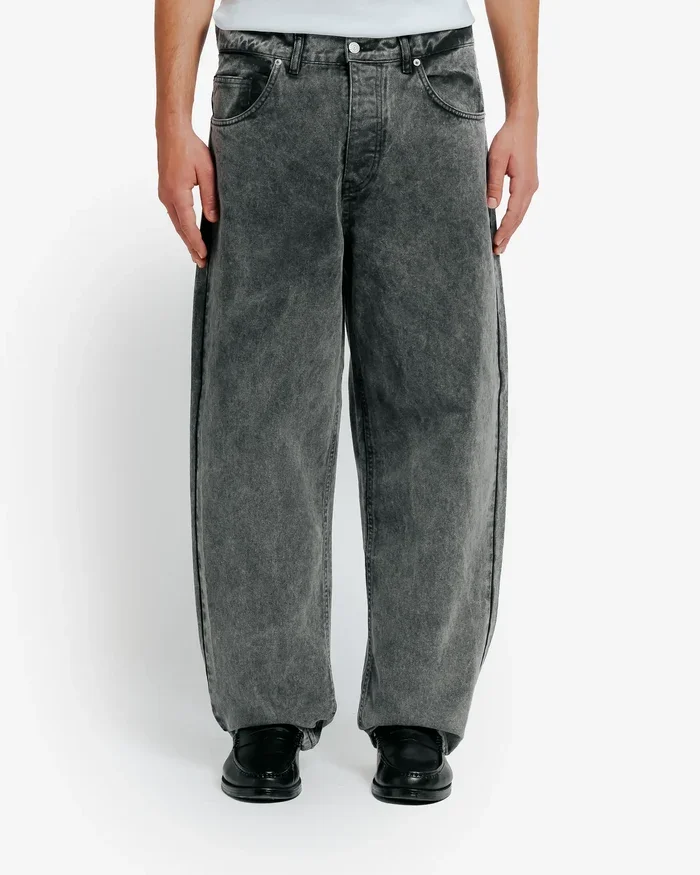 EMENTA SB - Bonga Patch Pants - Black Washed