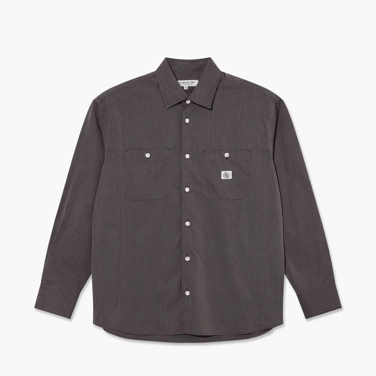 LAST RESORT AB - SM001 Poplin (Navy Stripe)