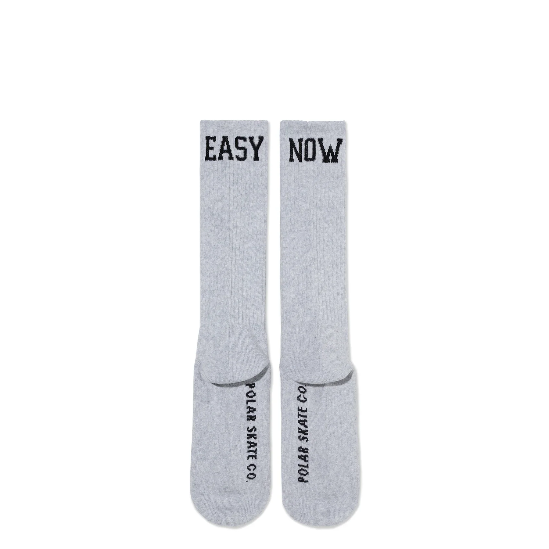 POLAR - Rib Socks - Long - Easy Now - Heather Grey