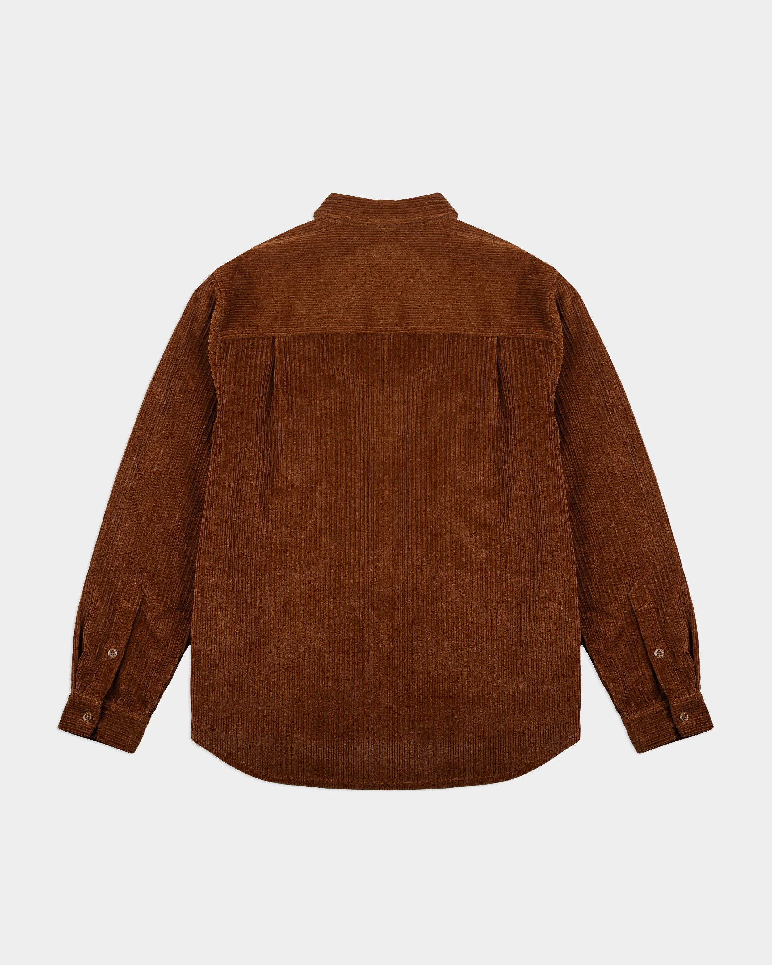 BABY CORD SHIRT CHOCOLATE BACK.jpg