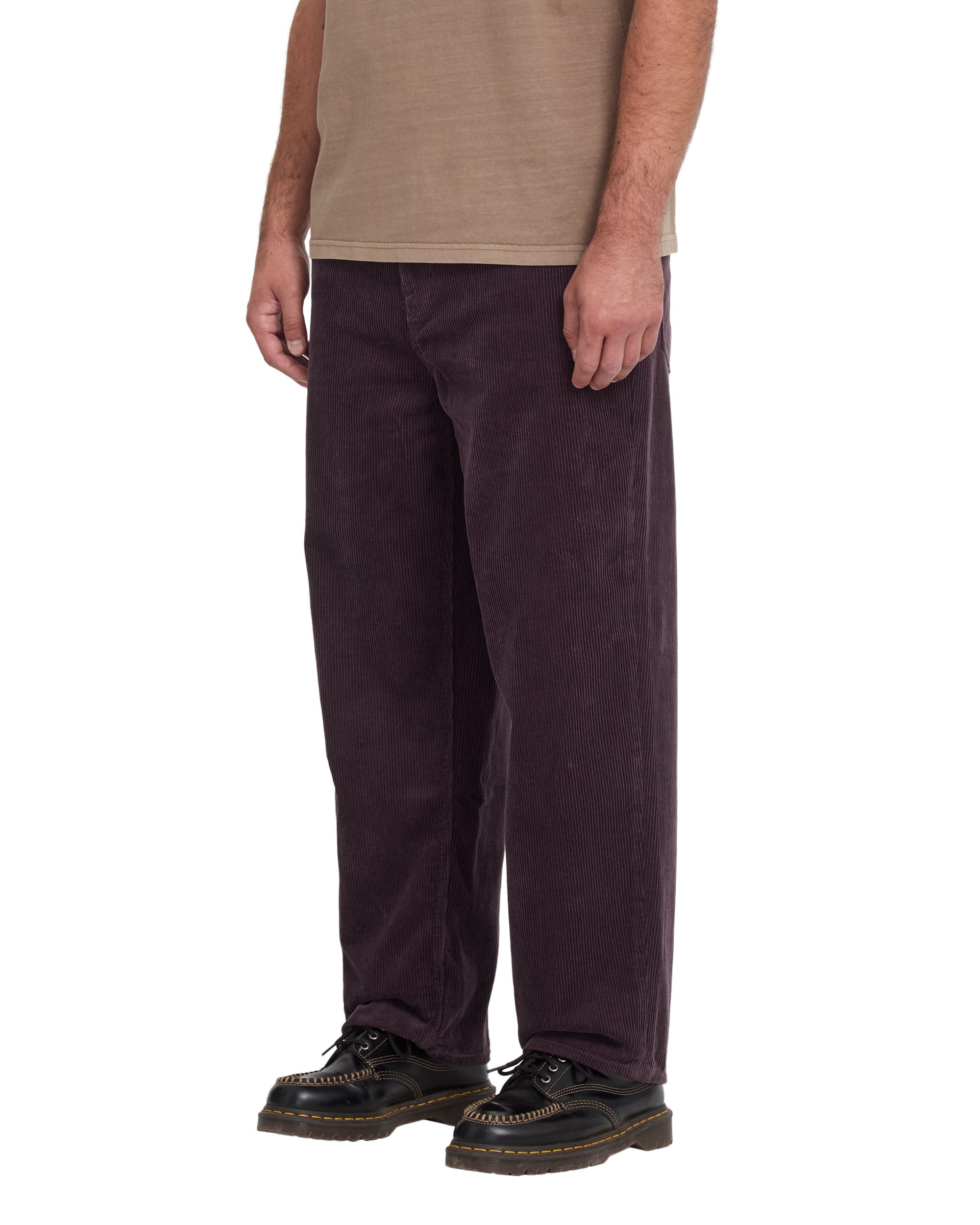 VOLCOM - Billow Tapered Corduroy Trousers - Raisin