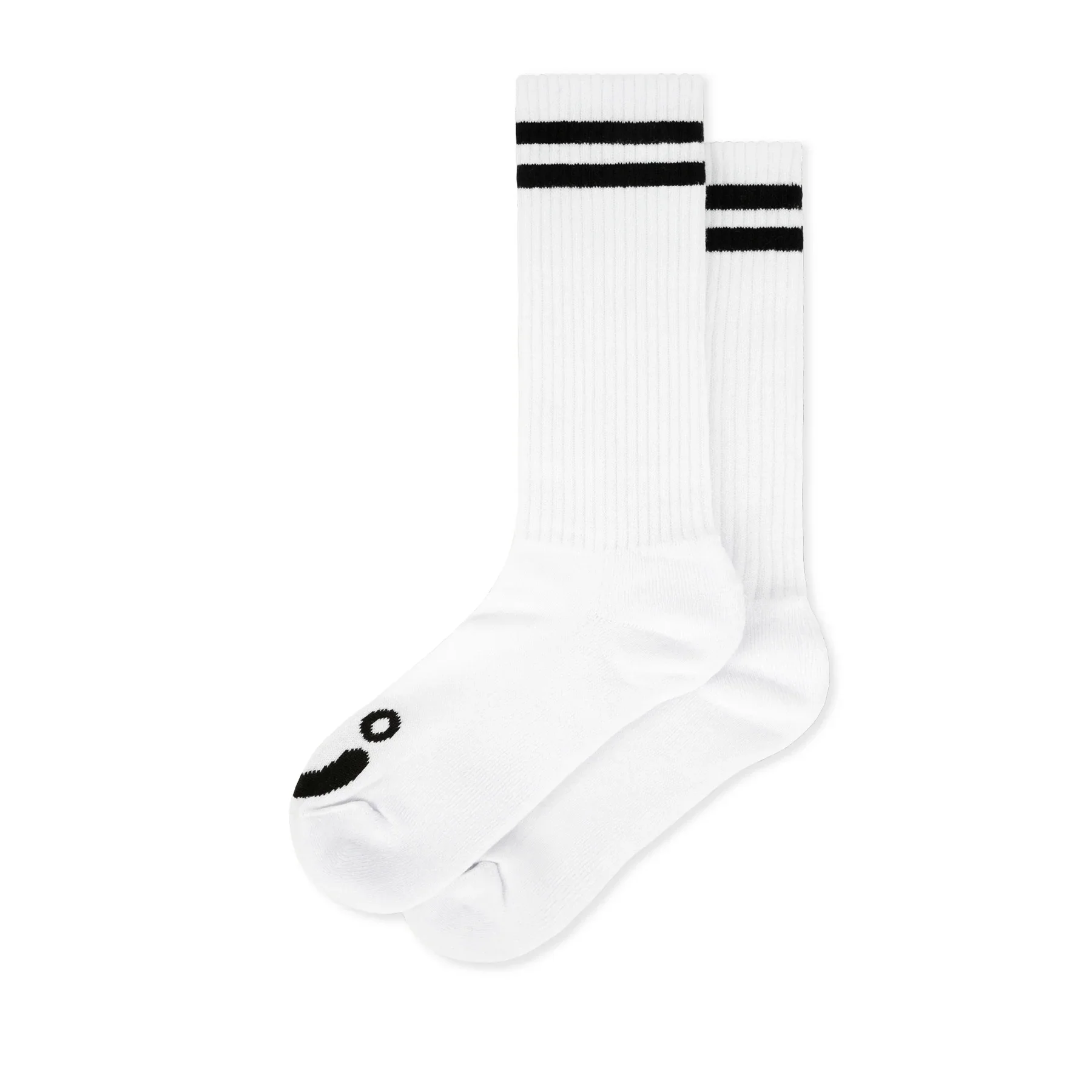 Polar-Skate-Co-SU24-Rib-Socks-Long-Happy-Sad-White-1.webp