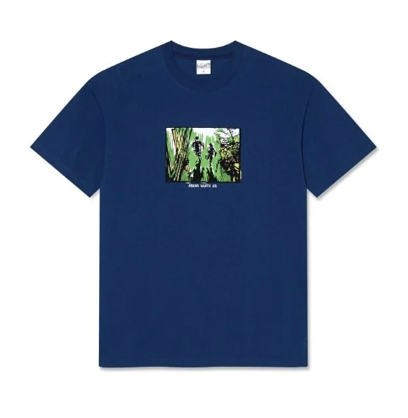 POLAR SKATE CO - RUNNING TEE - Deep royal blue