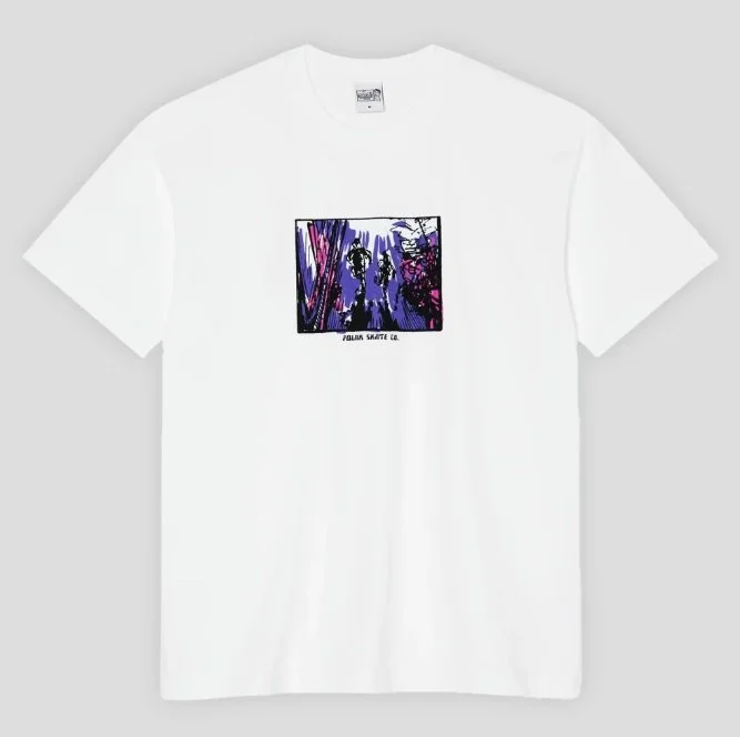 POLAR SKATE CO - RUNNING TEE - White