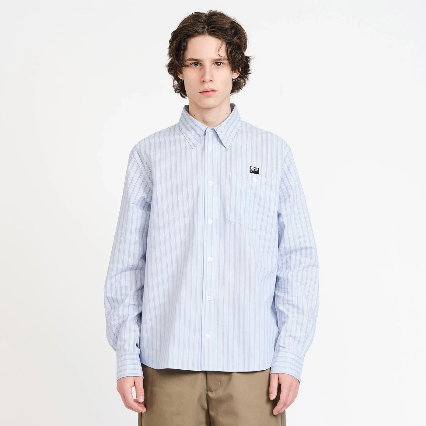 LAST RESORT AB - Function Shirt (Pale Blue Stripe)