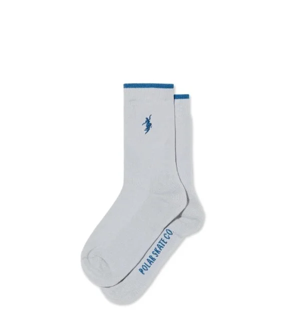 POLAR - Business Socks | No Complies Forever - Silver/Blue