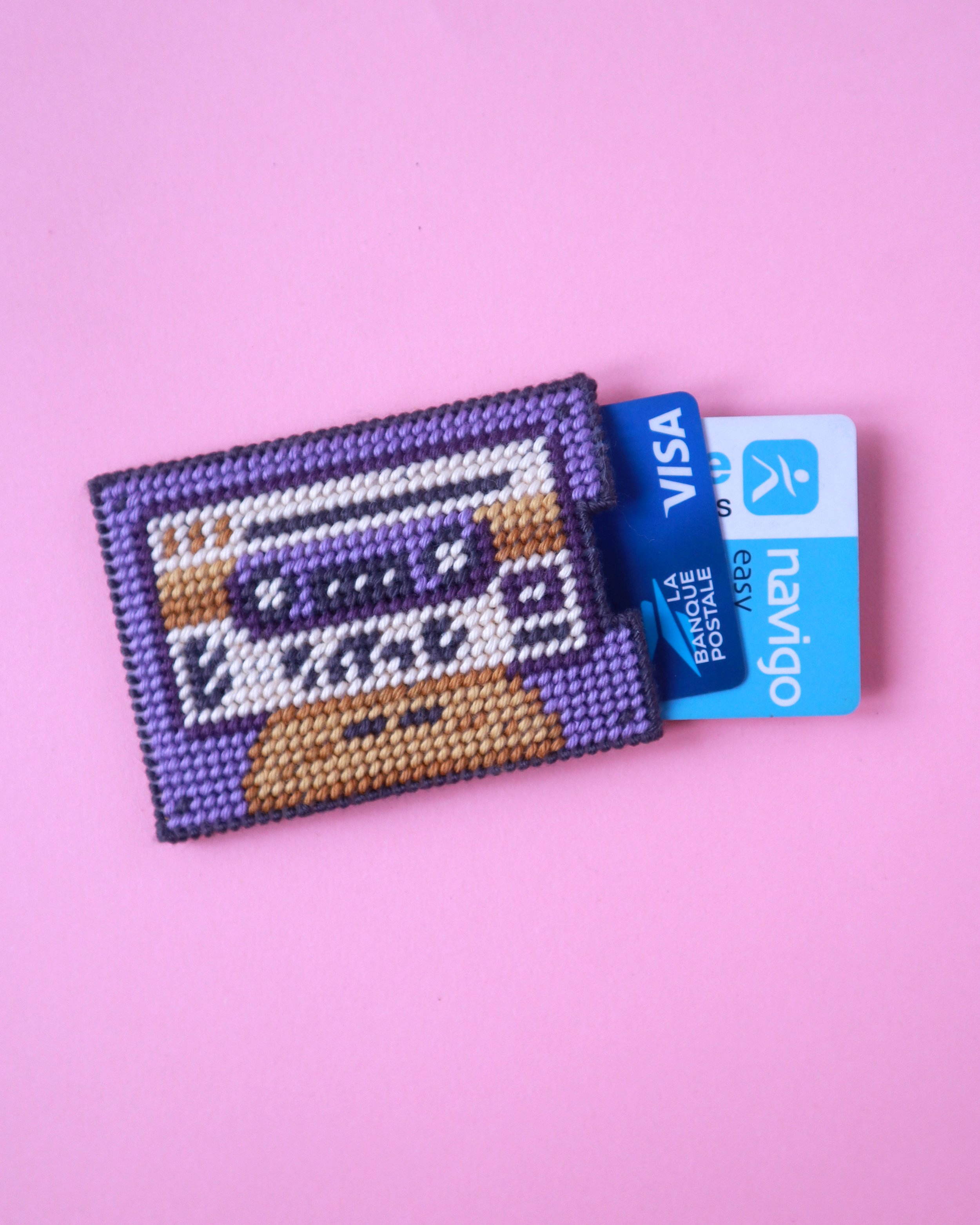 Porte-carte à broder - Cassettes