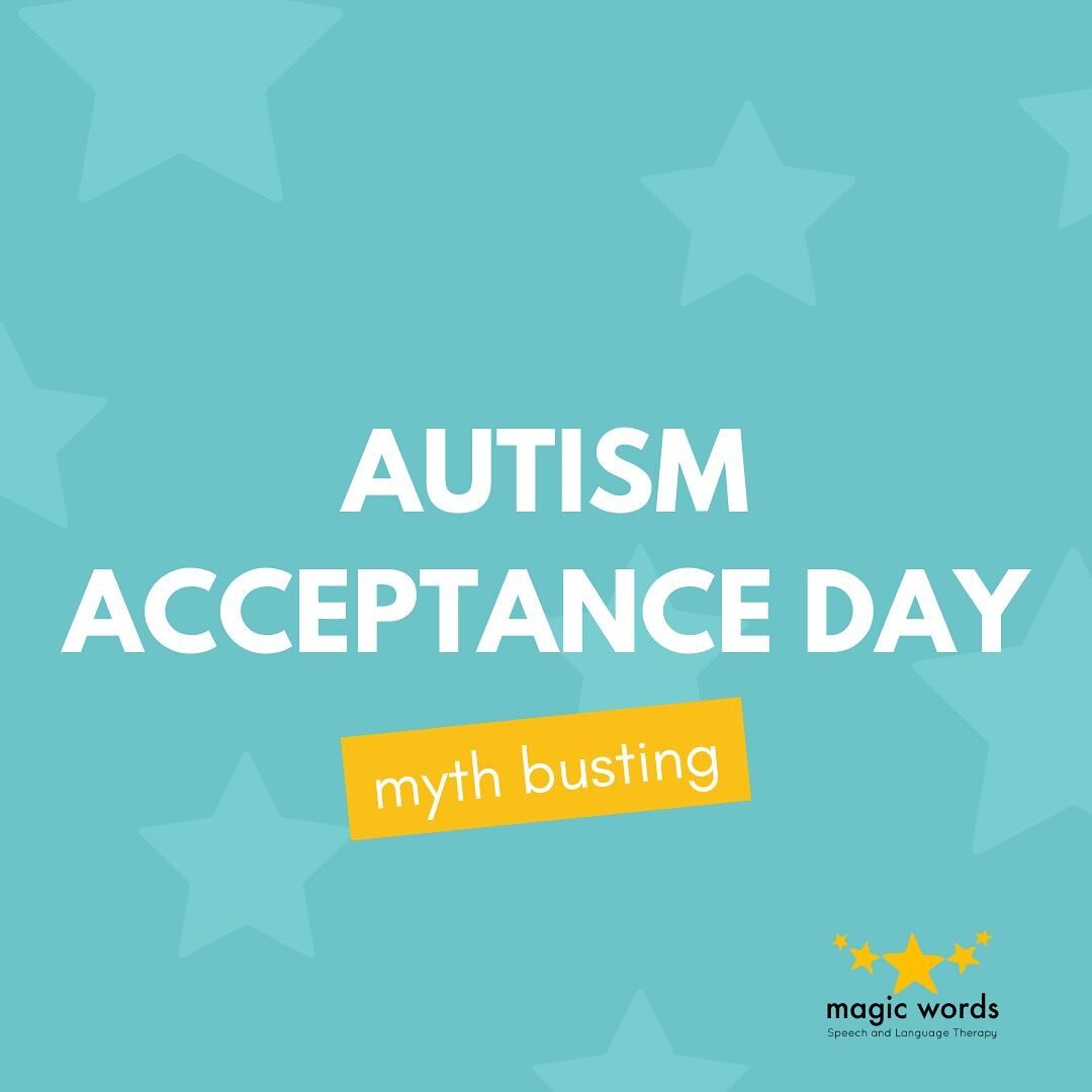 Today, on World Autism Acceptance Day, let&rsquo;s shatter the misconceptions about autism and instead, embrace acceptance and understanding! 💛 ⁣
⁣
⁣
#WorldAutismAcceptanceDay #AutismAcceptance #AutismAwareness #SpeechTherapy #SLCN #SEN