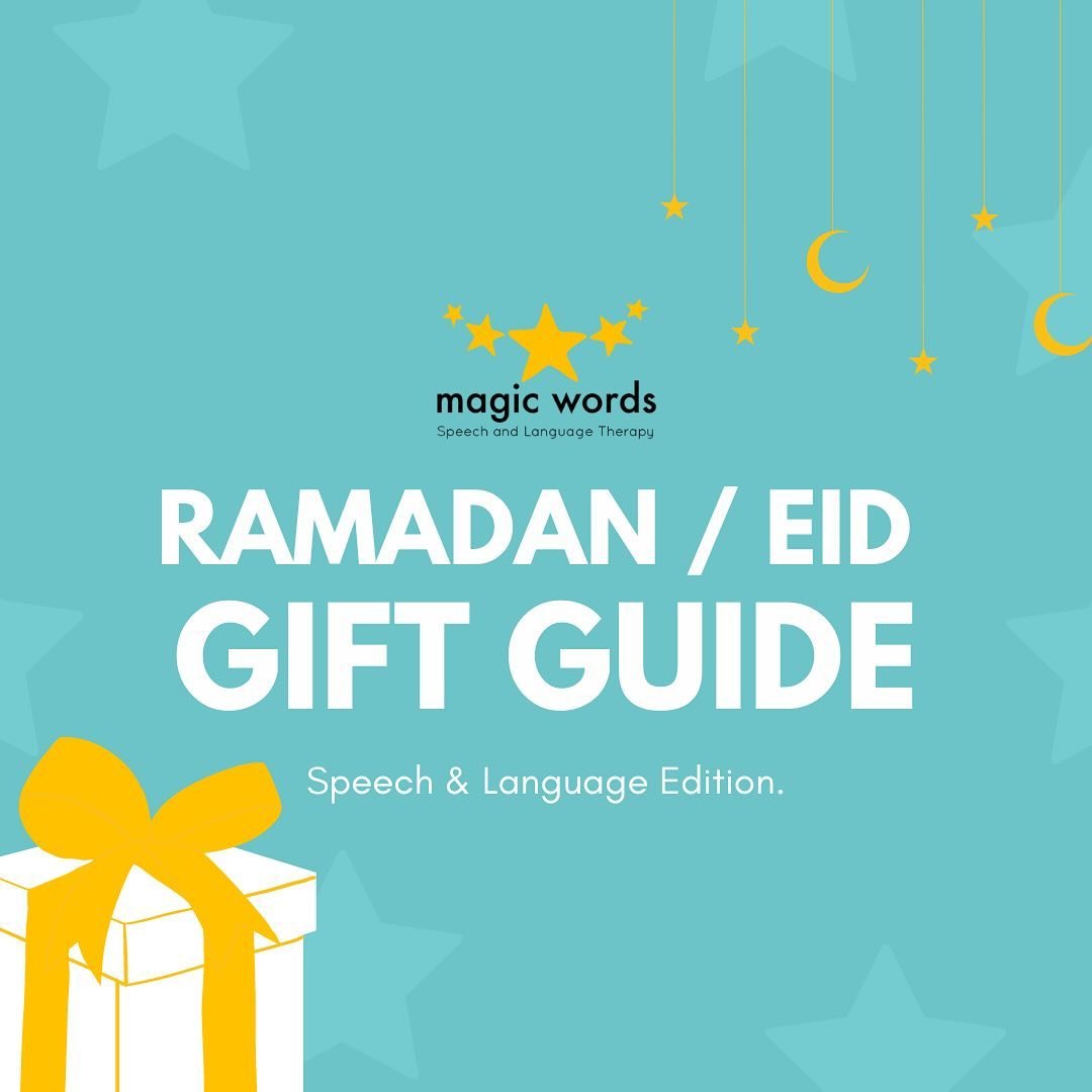 As the holy month of Ramadan nears its end, consider these thoughtful gift ideas for Ramadan/Eid celebrations. These gifts not only symbolise the spirit of the occasion but they can also serve as tools to enhance speech and language skills ⭐️⁣
⁣
#Ram