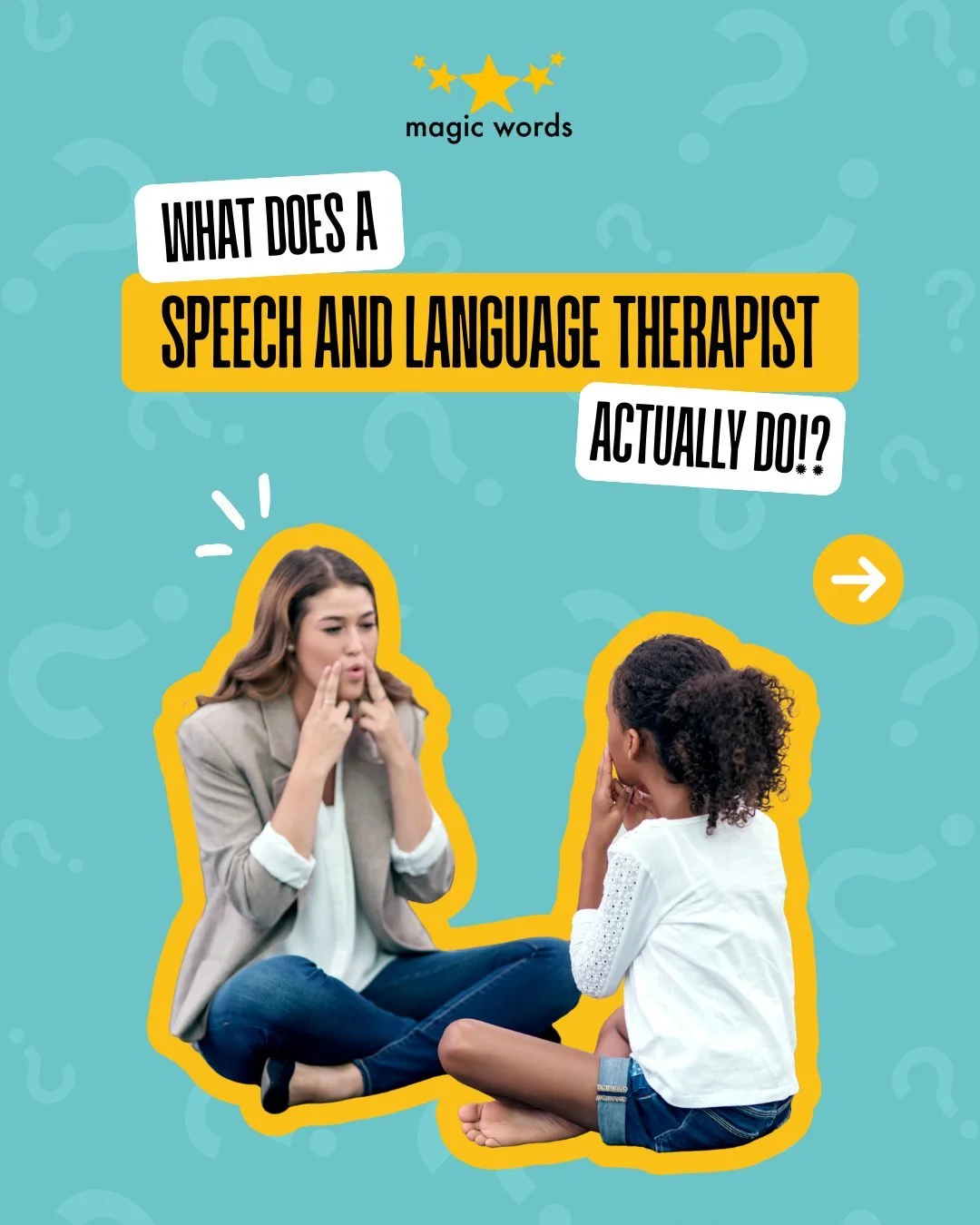 ⭐ What does a Speech and Language Therapist actually do⁉️

Our role is all about supporting individuals to communicate in the ways that work best for them. Here are just some of the key roles we perform to help clients of all ages and their families 
