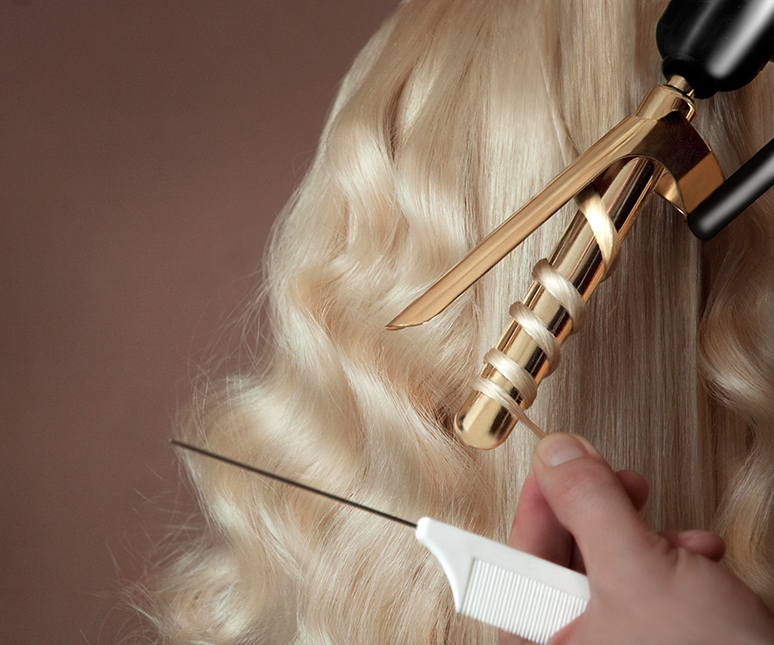 how to use medium curling iron