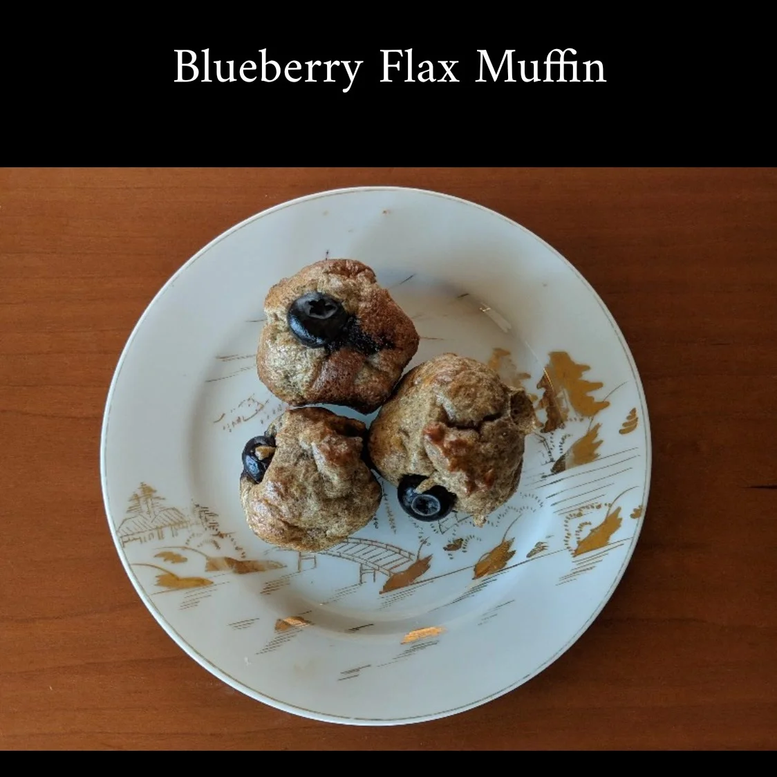 Blueberry Flax Muffin: Keto, Paleo, &amp; Gluten-free 