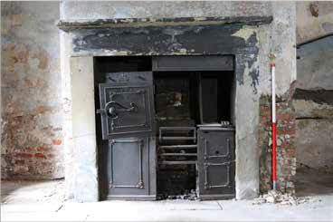 Walker of York range in basement.