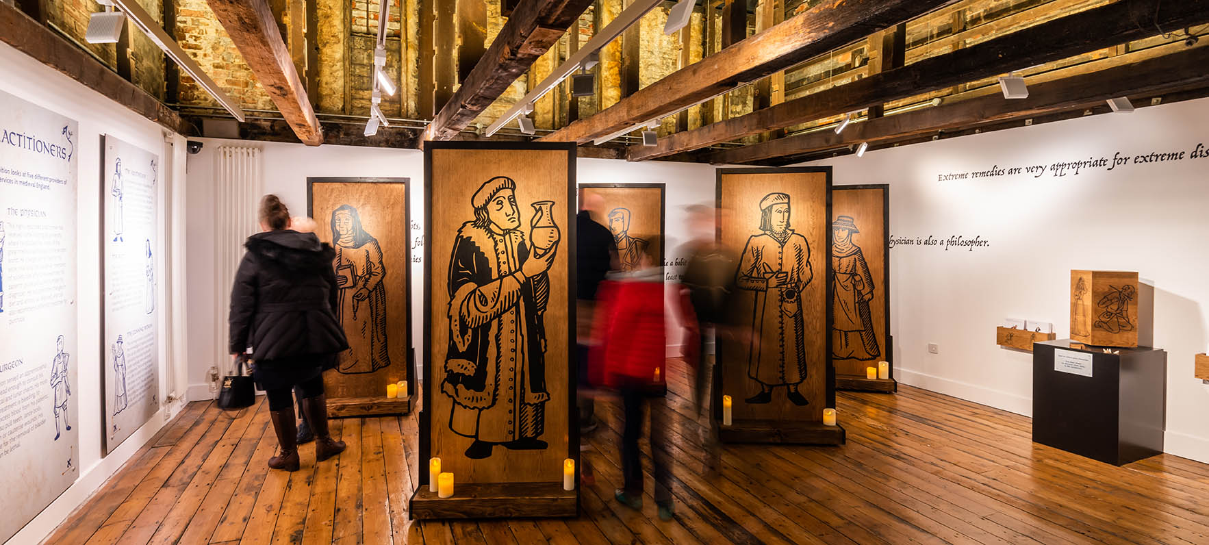 Medieval Medicine - visitors entrance area