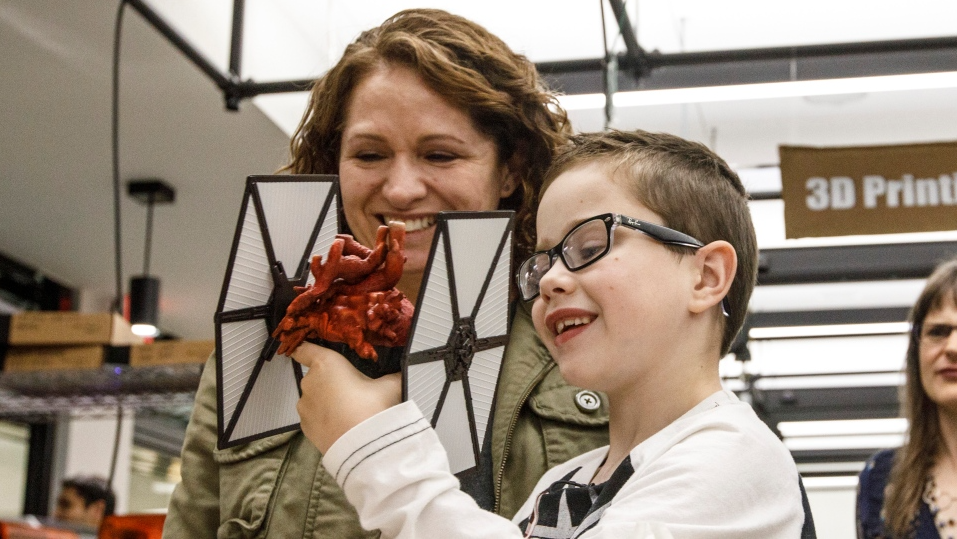 The Force is with Him: Alberta boy gets 'Star Wars' model of his heart