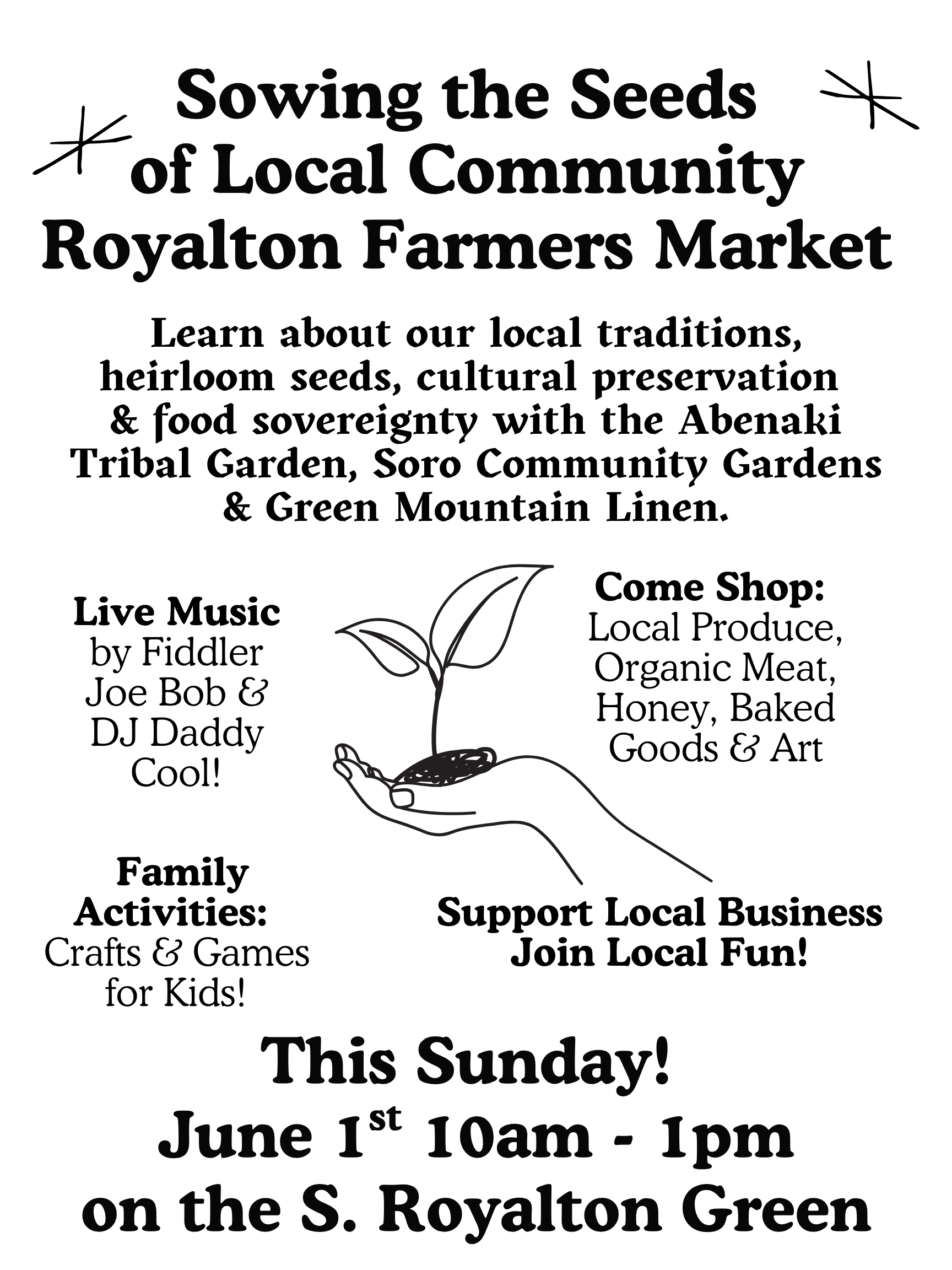 Planting Seeds of Local Community @ Royalton Farmers Market