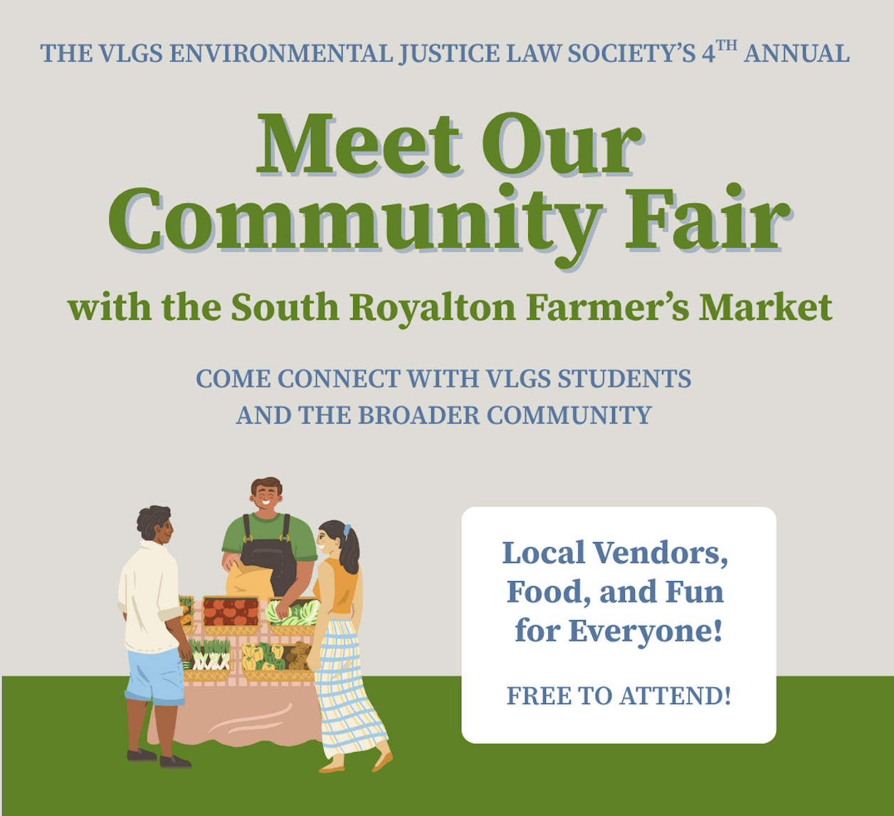 Meet Our Community Fair @ Royalton Farmers Market