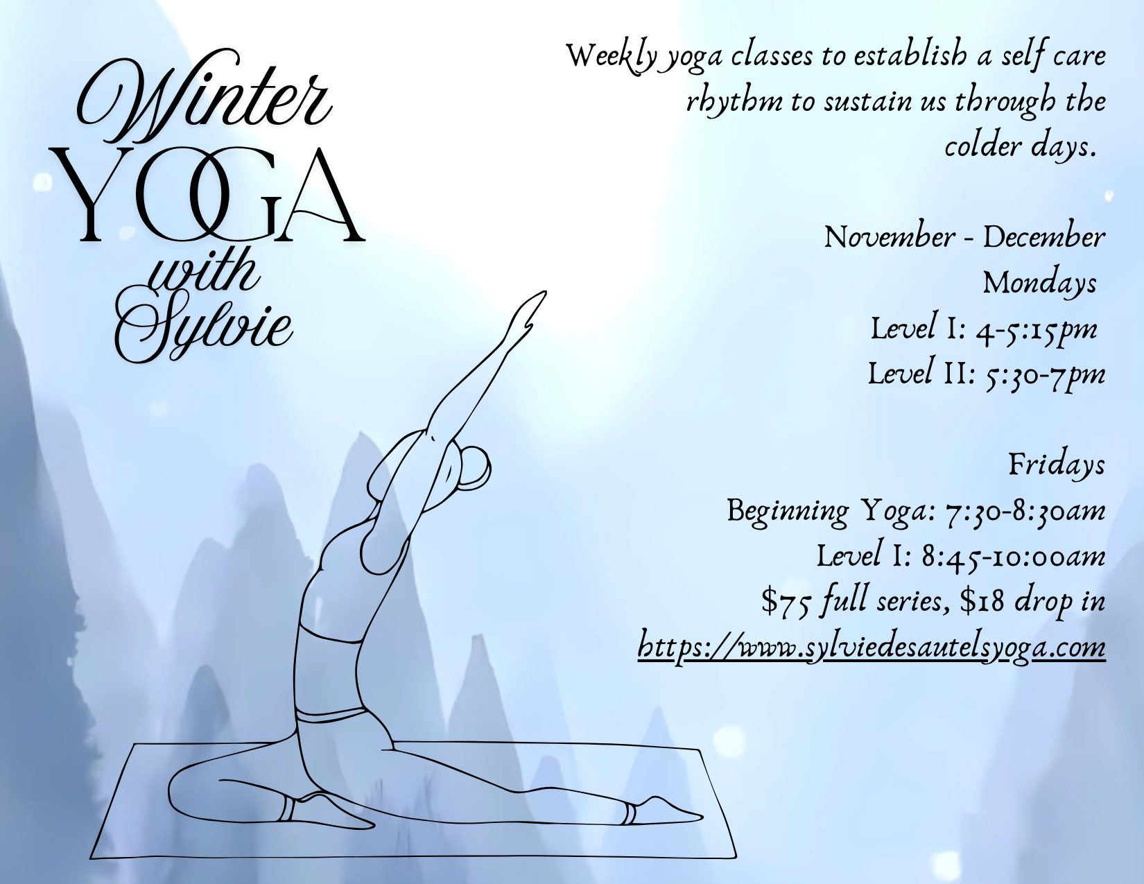 Beginner Yoga w/ Sylvie Desautels