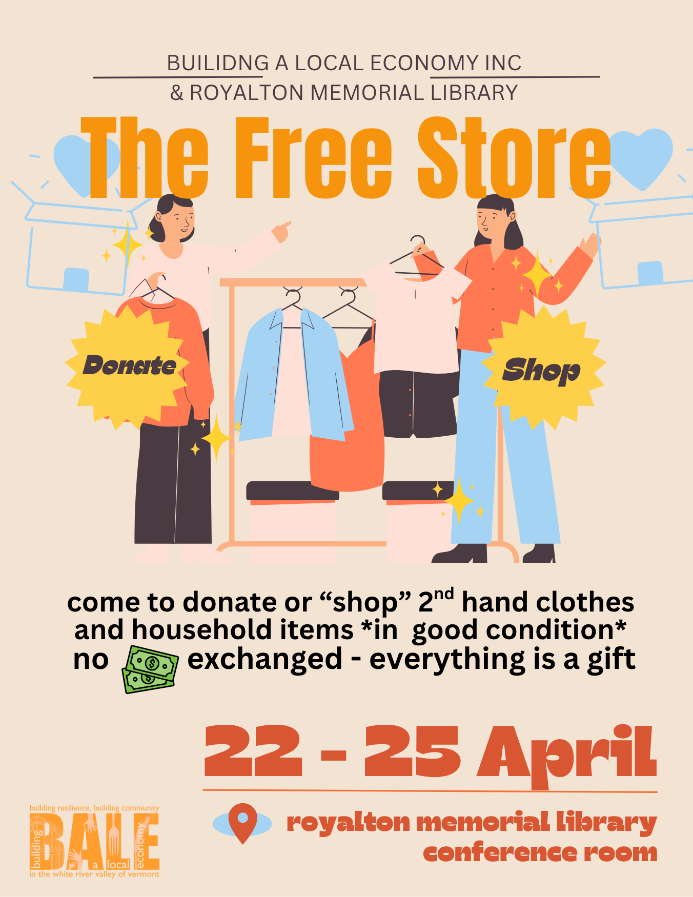 Free Store @ Royalton Memorial Library