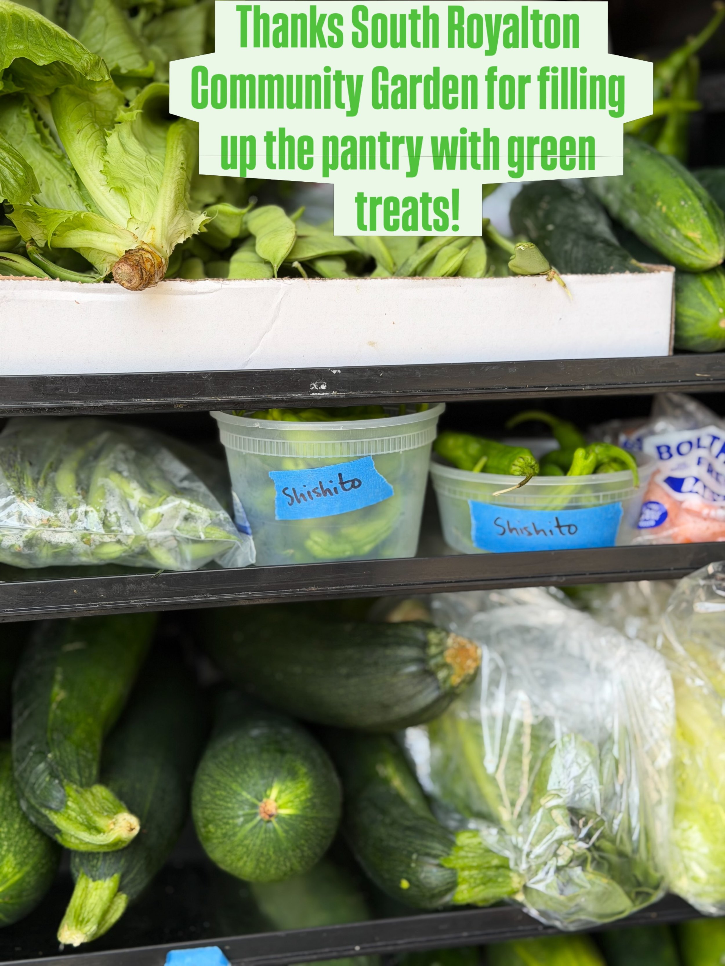 The 24/7 Community Free Food Pantry is for the community by the community. Just as the food is for everyone, the responsibility of caring for the space also belongs to all of us. Please only donate food that is in good condition, as you would gift to