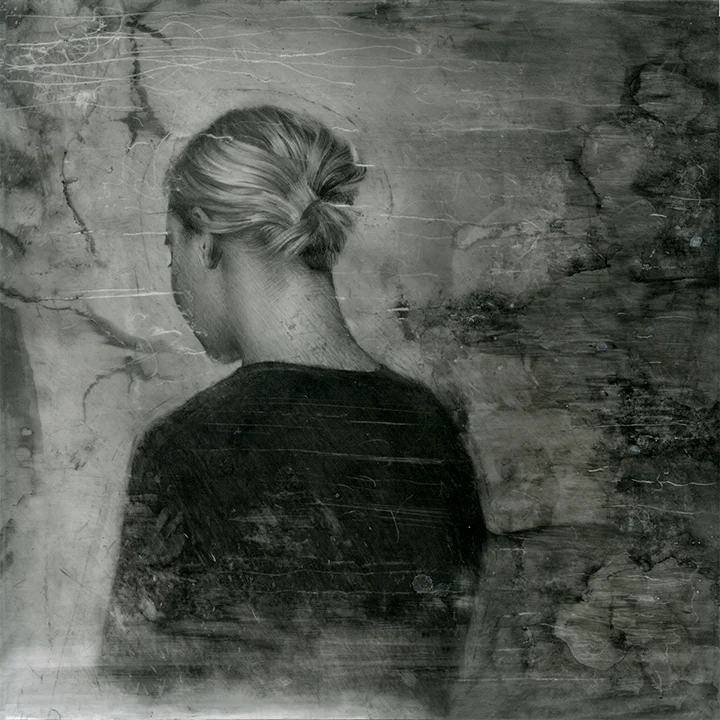 Phantom Pain | graphite on Mylar | 10x10 inches