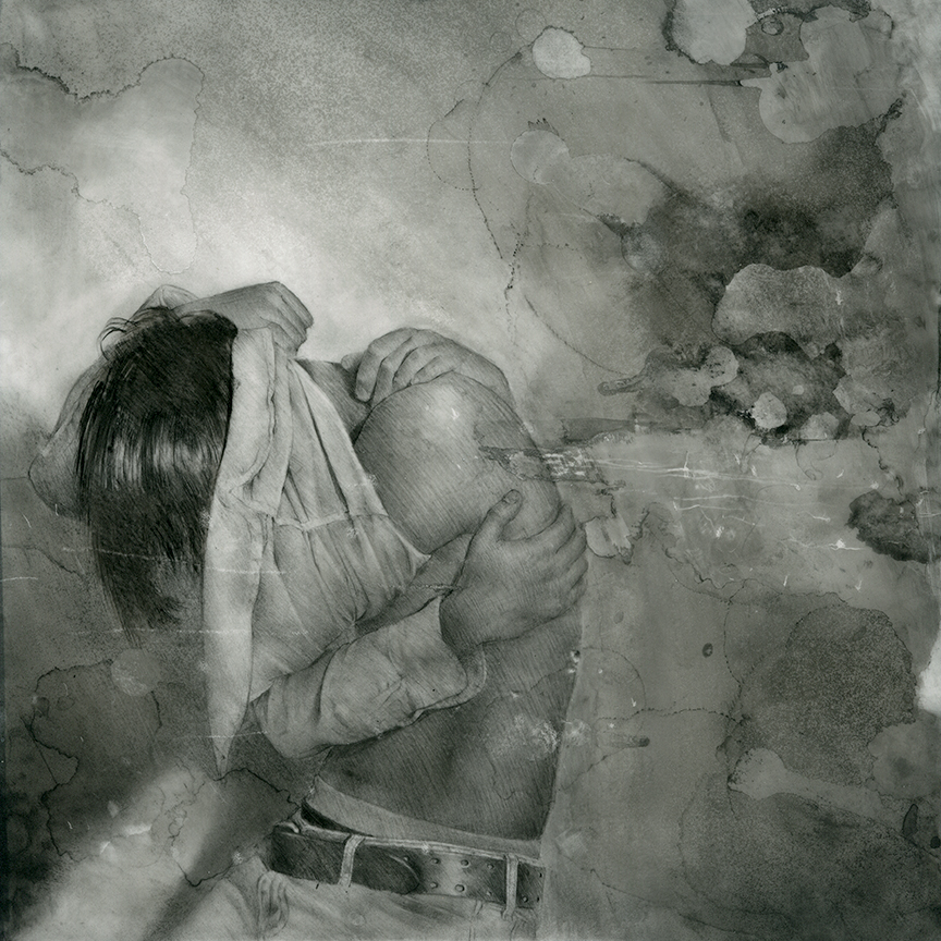 Paper Tiger | graphite on mylar | 12×12 | Available from Rehs Contemporary > TELEPHONE US 212.355.5710