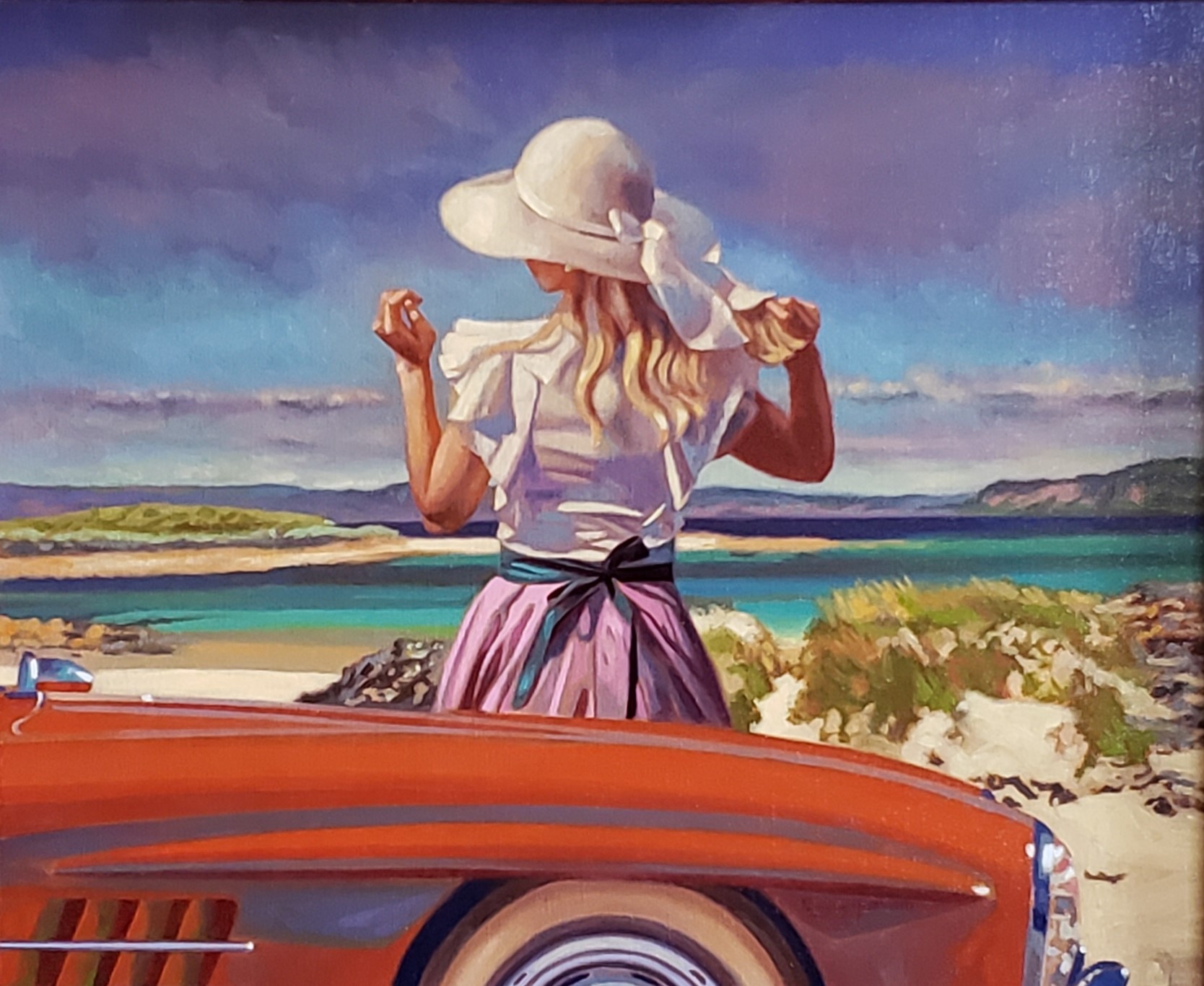Peregrine Heathcote | Bay View, 2016 | oil on canvas | 18x22