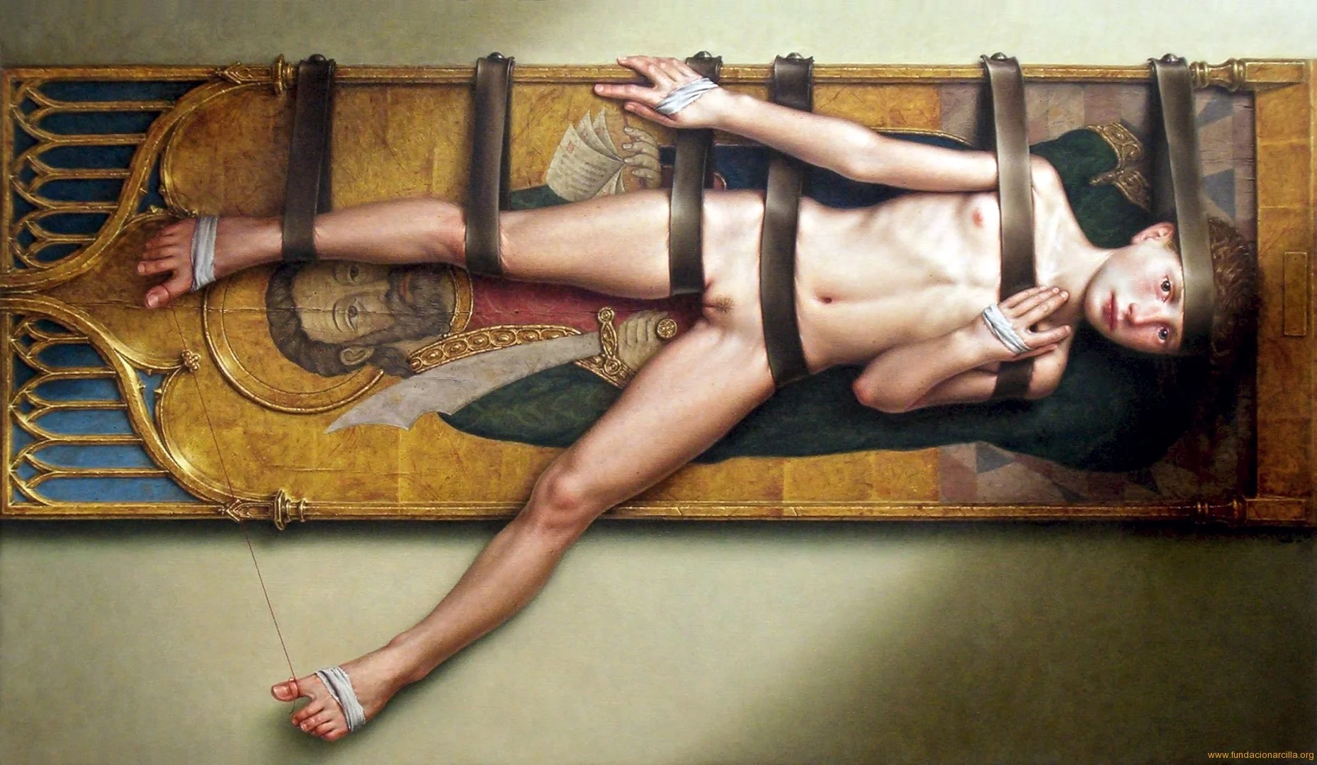 Dino Valls, Spain ‘Haitus’ 27.5X47in/70X120cm Oil on Canvas 2003