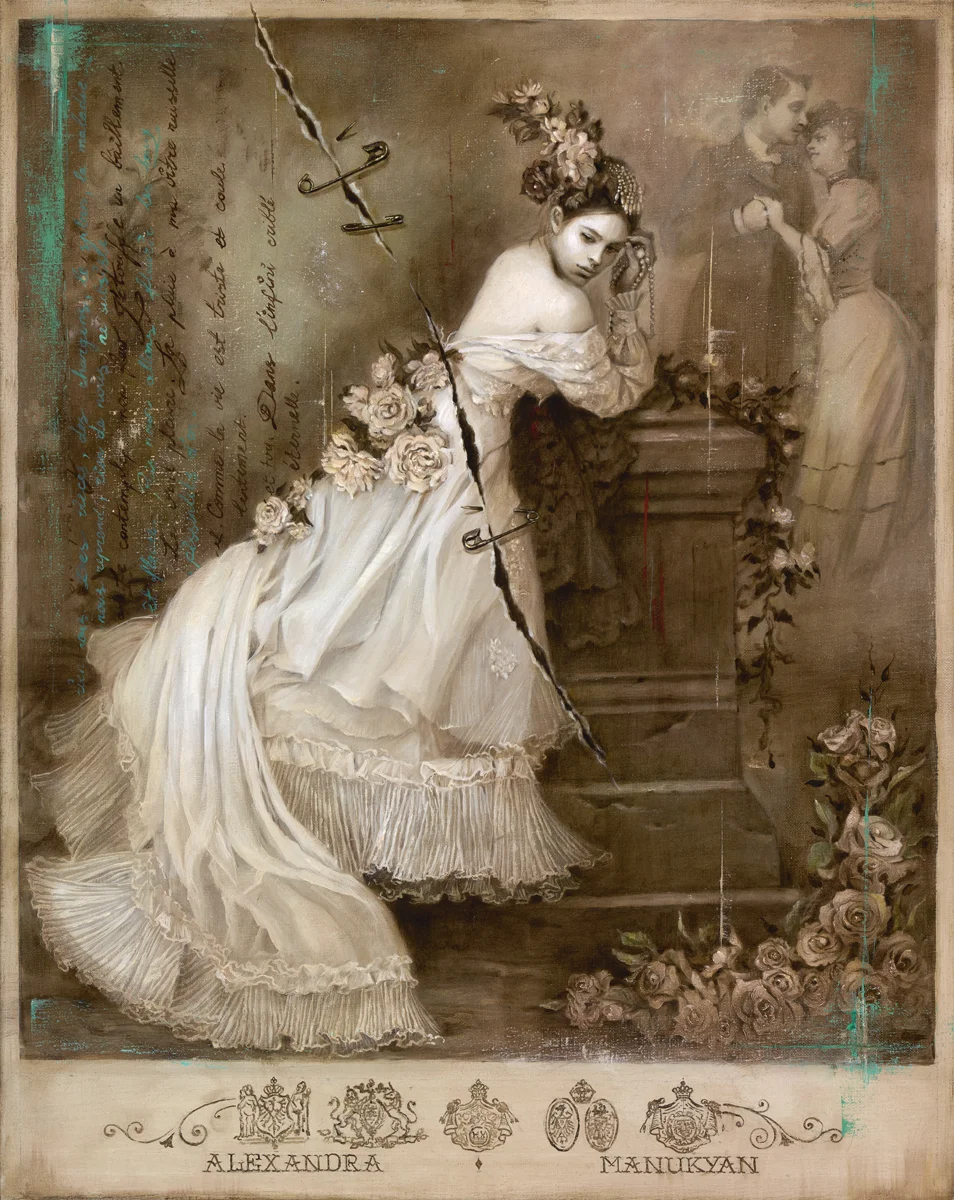 Alexandra Manukyan | The Sweetest Lies | oil on Belgian linen | 30x24