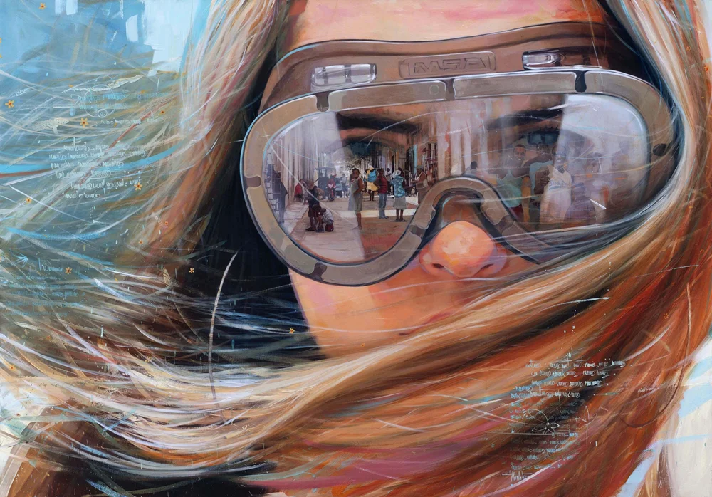 YUNIOR HURTADO TORRES-Entering the wind.Oil on canvas. 150x200cm.jpg