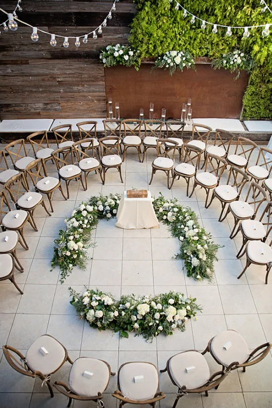 Circular Ceremony Seating - Raleigh, NC