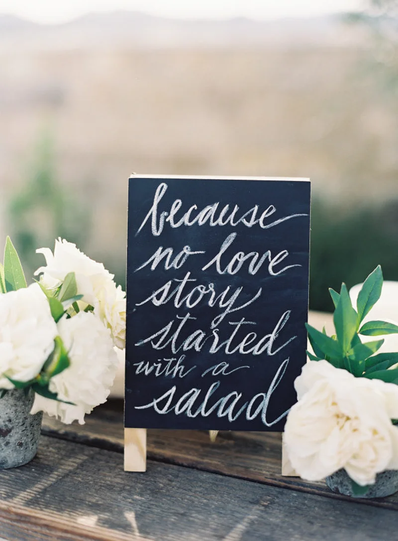 Chalkboard Wedding Signs