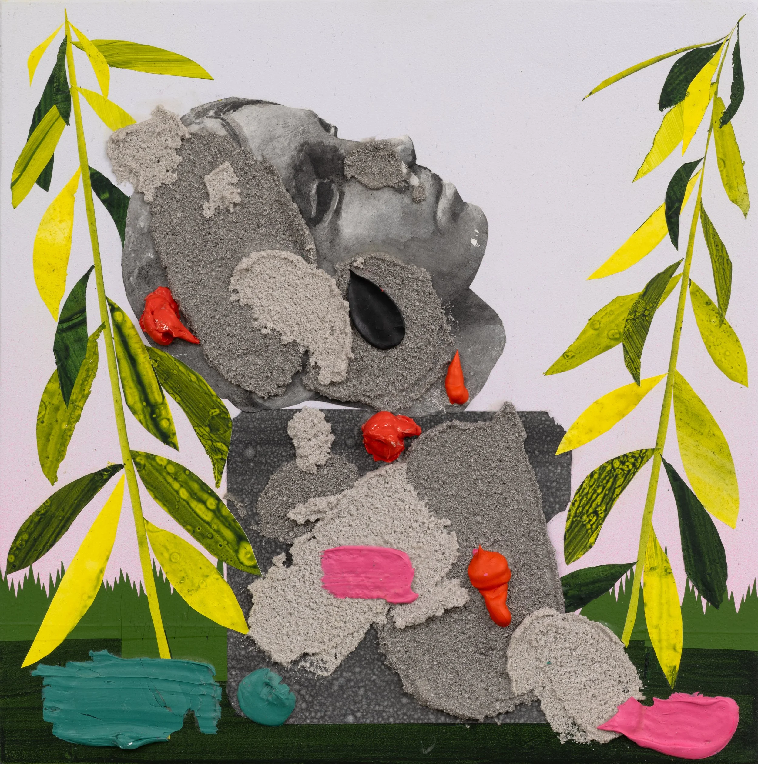 "No title" acrylic on linen over panel  18" x 18"