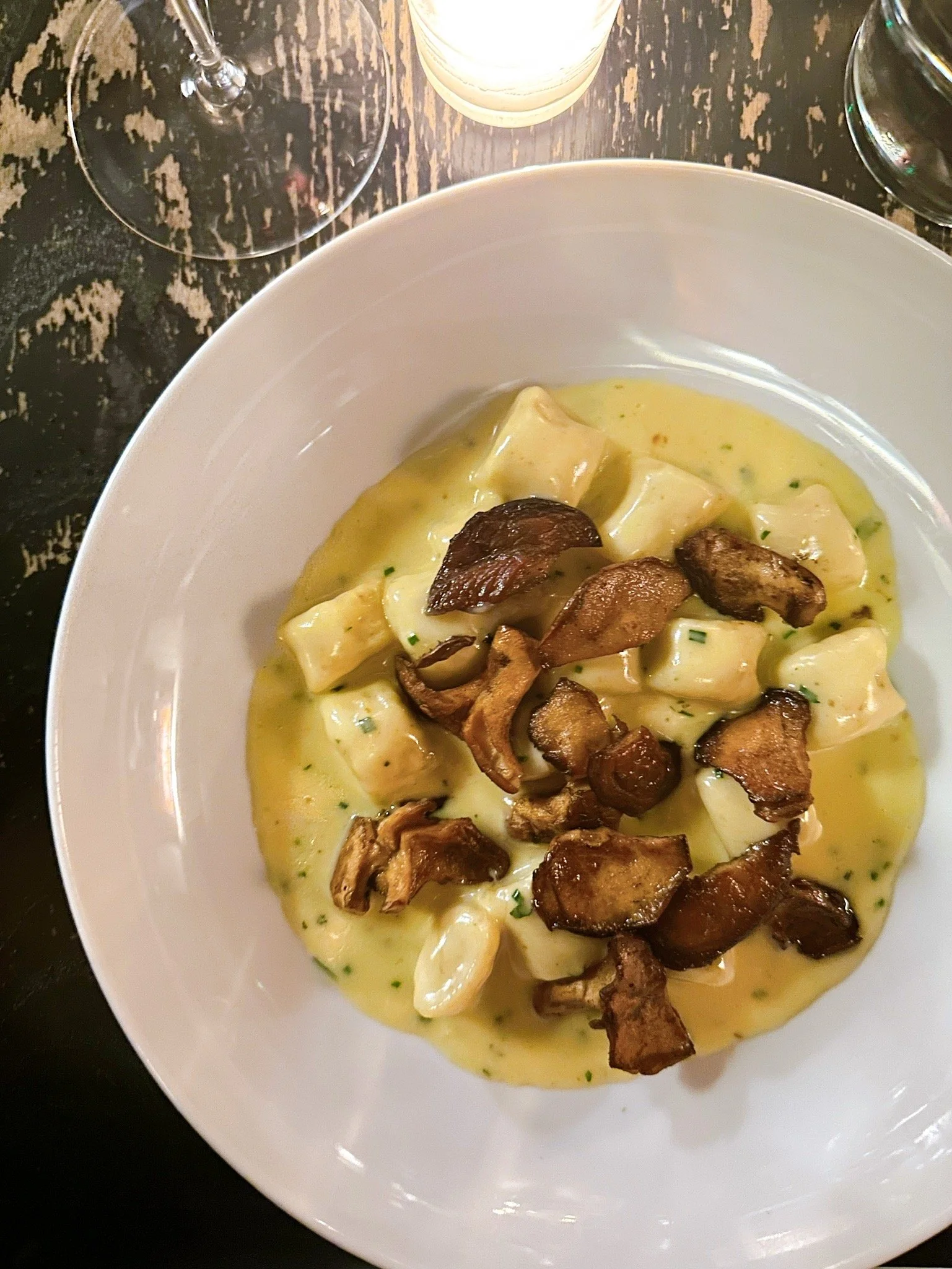 Gnocchi, Pied de Mouton &amp; Spenwood