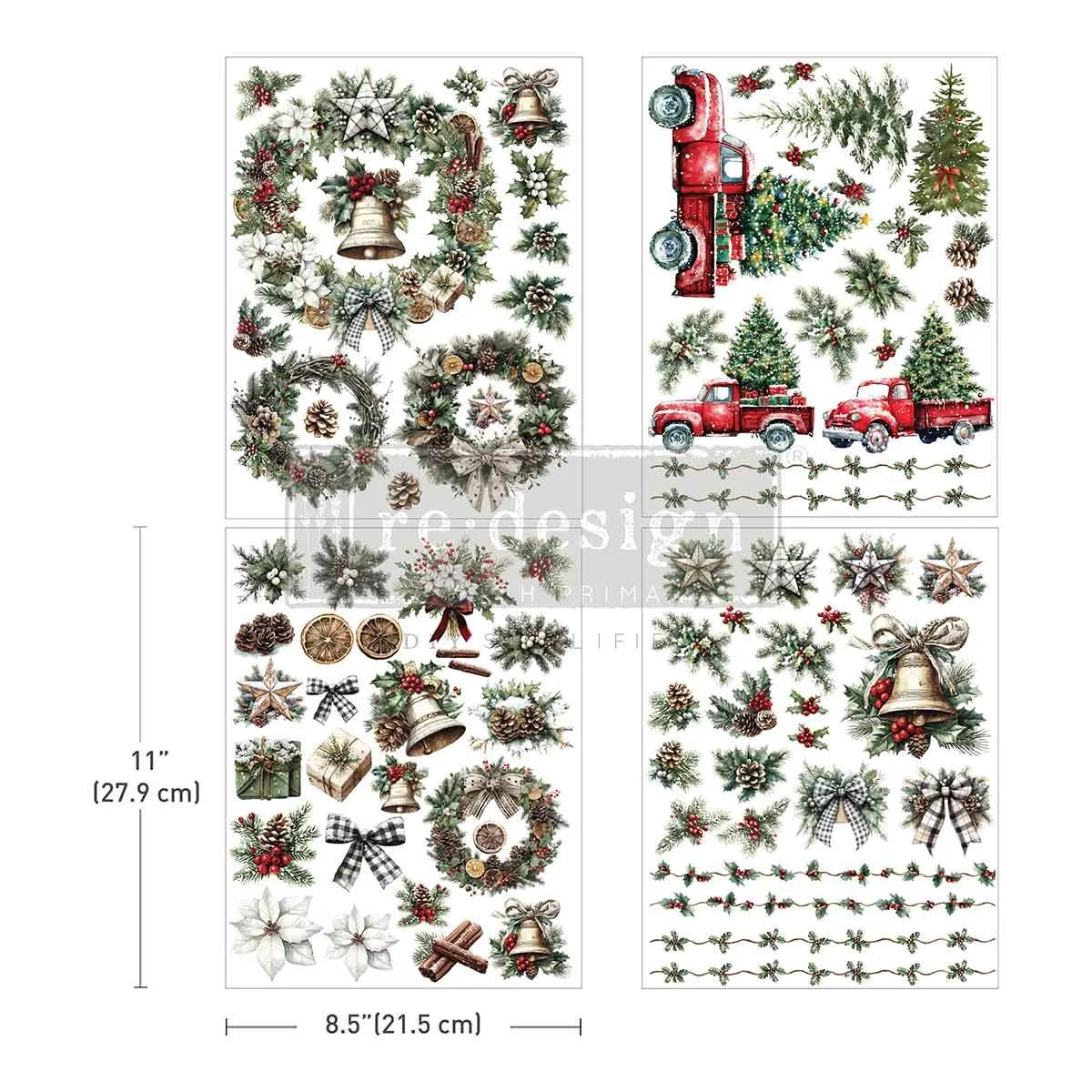 Home For The Holidays – 3 sheets + 1 bonus sheet, 8.5″x11″