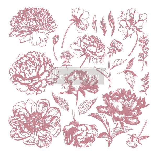 Linear Floral Clear-Cling Stamps | ReDesign With Prima