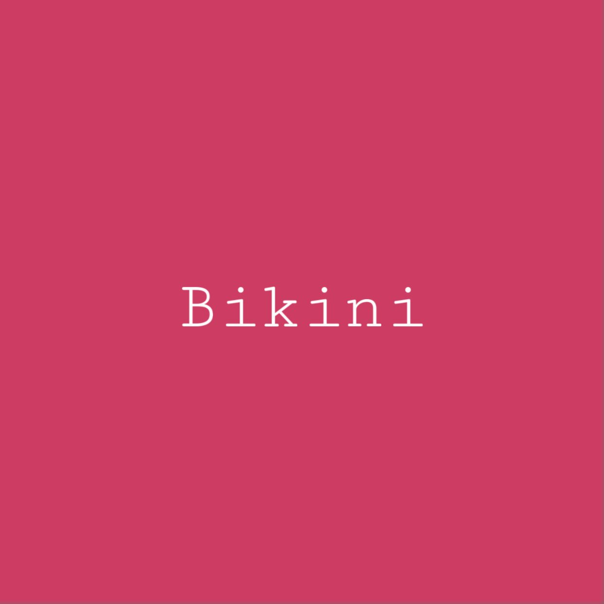 Bikini - ONE by Melange Paints