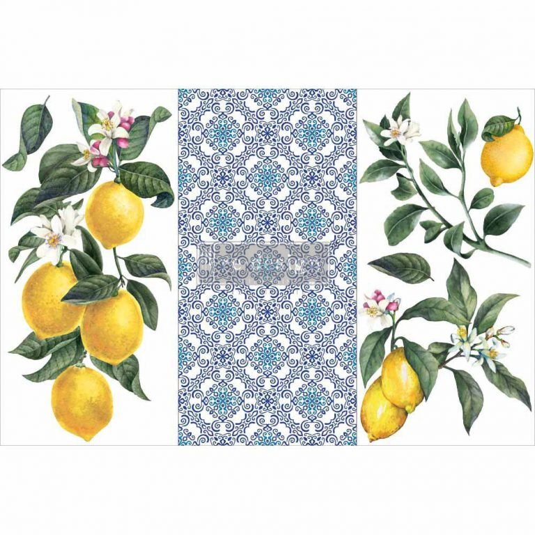Decor Transfers® – Lemon Tree – 3 sheets, 6″x12″